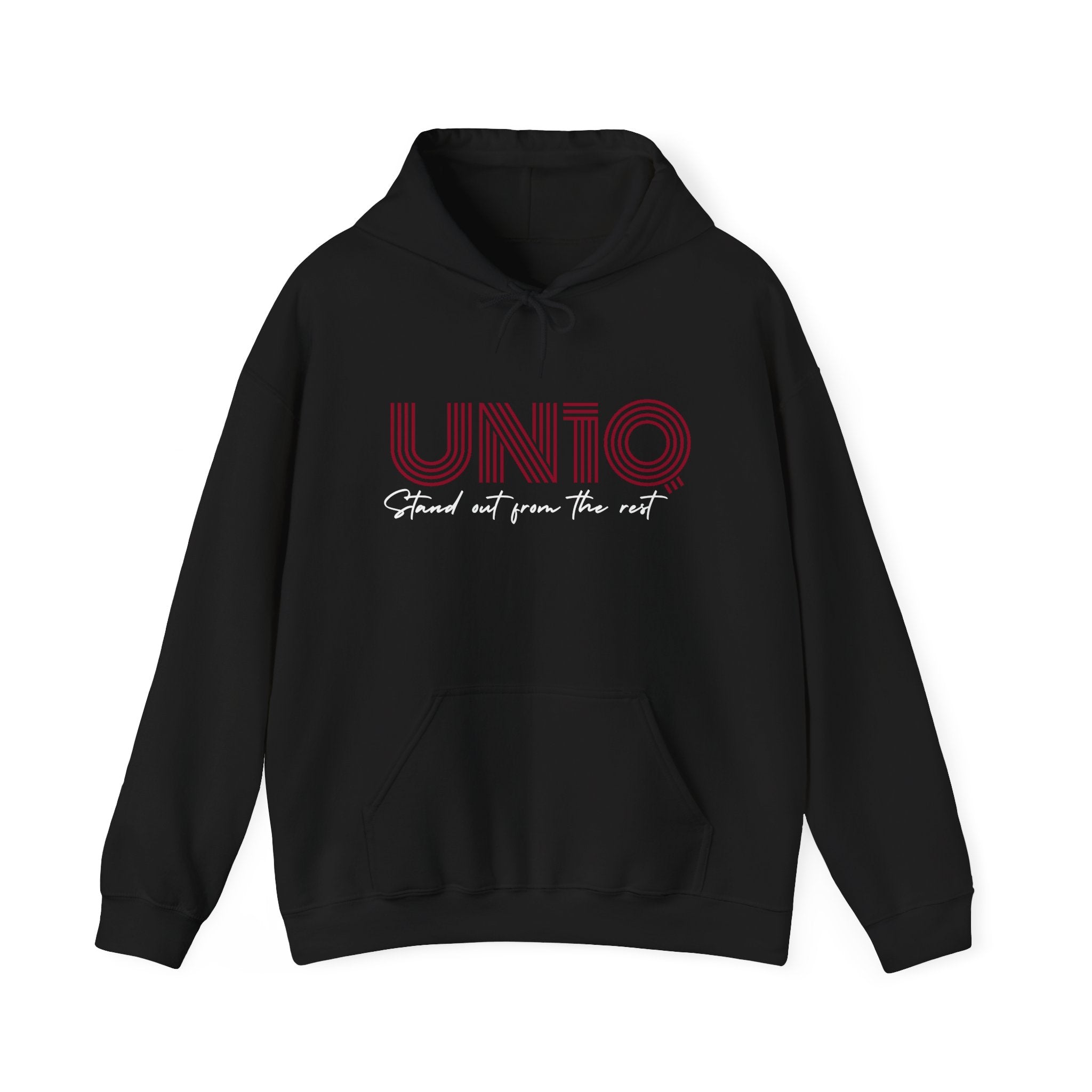 Pullover Hoodie - Stand Out From The Rest (Black)