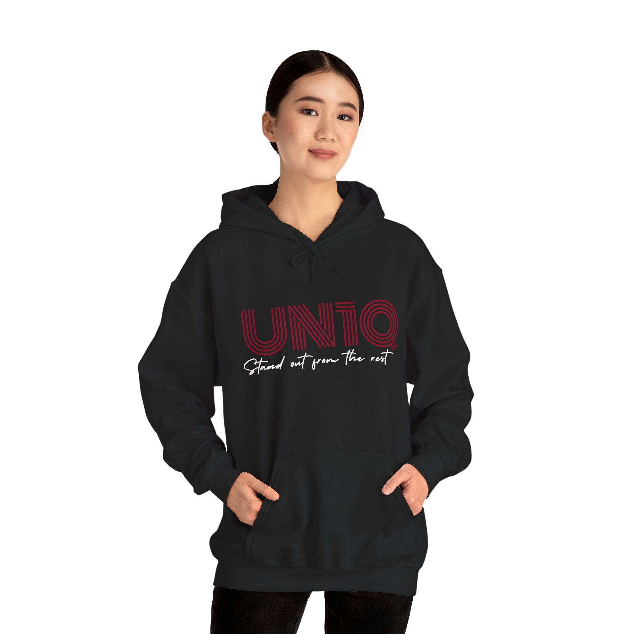 Pullover Hoodie - Stand Out From The Rest (Black)